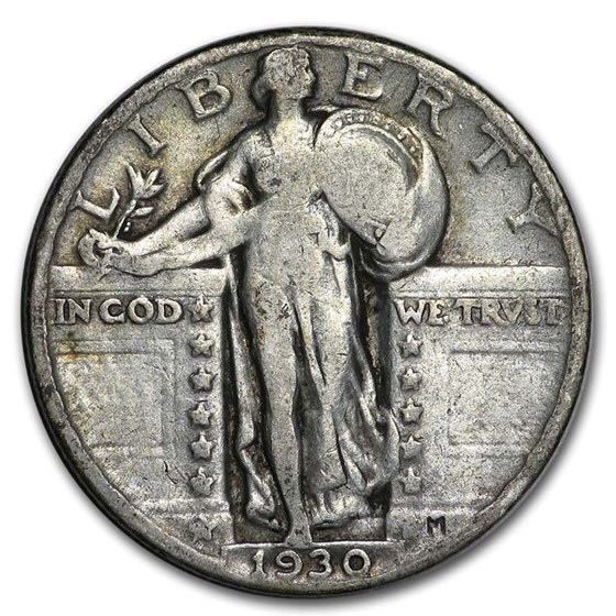 1930 Standing Liberty Quarter Fine 1930 Standing Liberty Quarter Fine